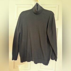 Black Joe Fresh cotton-rayon-cashmere turtleneck